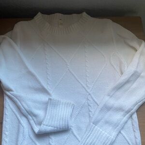 Women's White Sweater size small